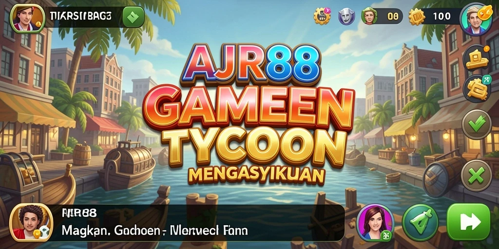 Tampilan menarik dari gameplay AJR88 untuk pengalaman Tycoon.