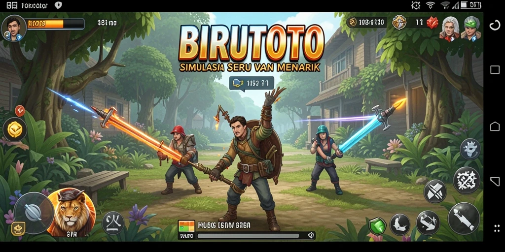 Tampilan gameplay BIRUTOTO yang menarik dan imersif.