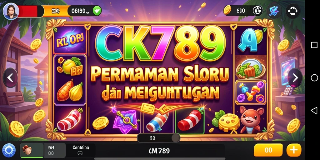 Tampilan menarik dari gameplay Slot CK789 yang seru dan mengasyikkan.