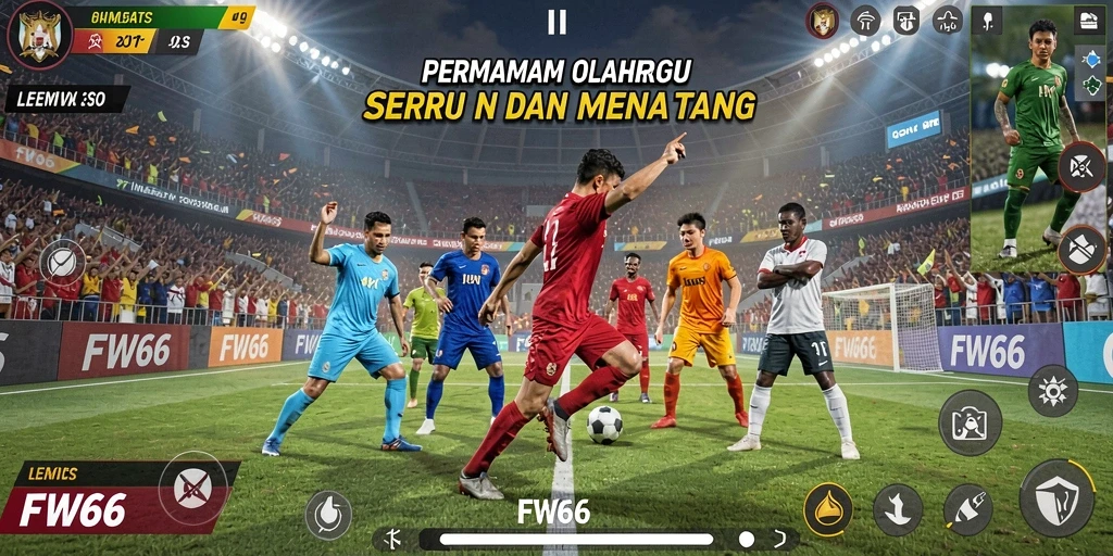 Tampilan gameplay FW66 yang menegangkan dan interaktif dalam olahraga.