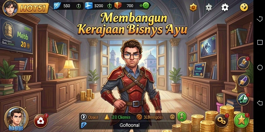 Tampilan gameplay HOT51 yang menarik dan menantang.