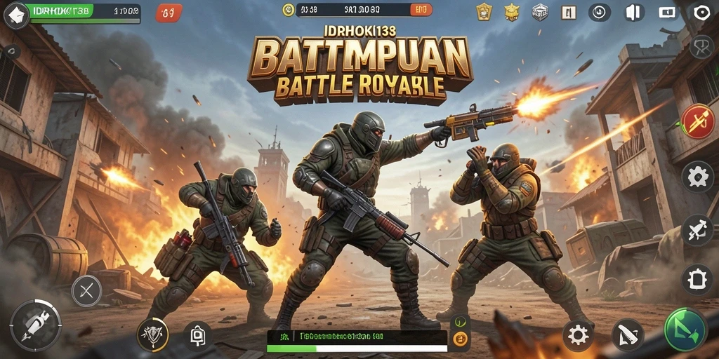 Gameplay seru dari IDRHOKI138 dalam aksi Battle Royale.