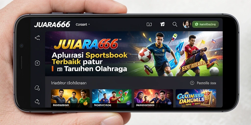 Screenshot JUARA666 menampilkan berbagai opsi taruhan olahraga yang tersedia.