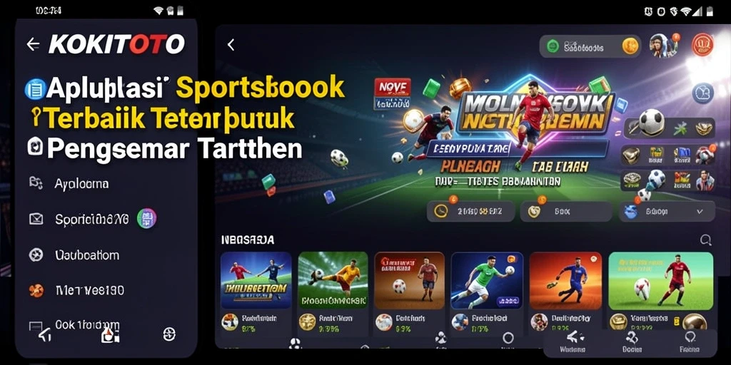 Tampilan gameplay taruhan di aplikasi KOKITOTO yang menarik.