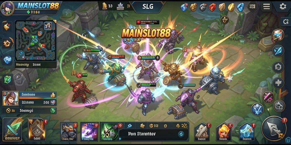 Tangkapan layar memukau dari gameplay SLG MAINSLOT88.