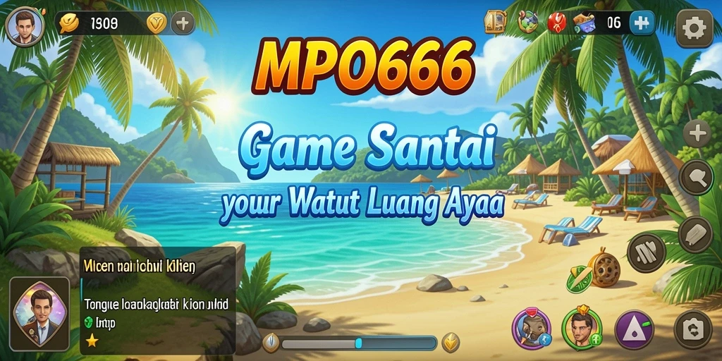 Tampilan gameplay MPO666 yang santai dan menyenangkan.