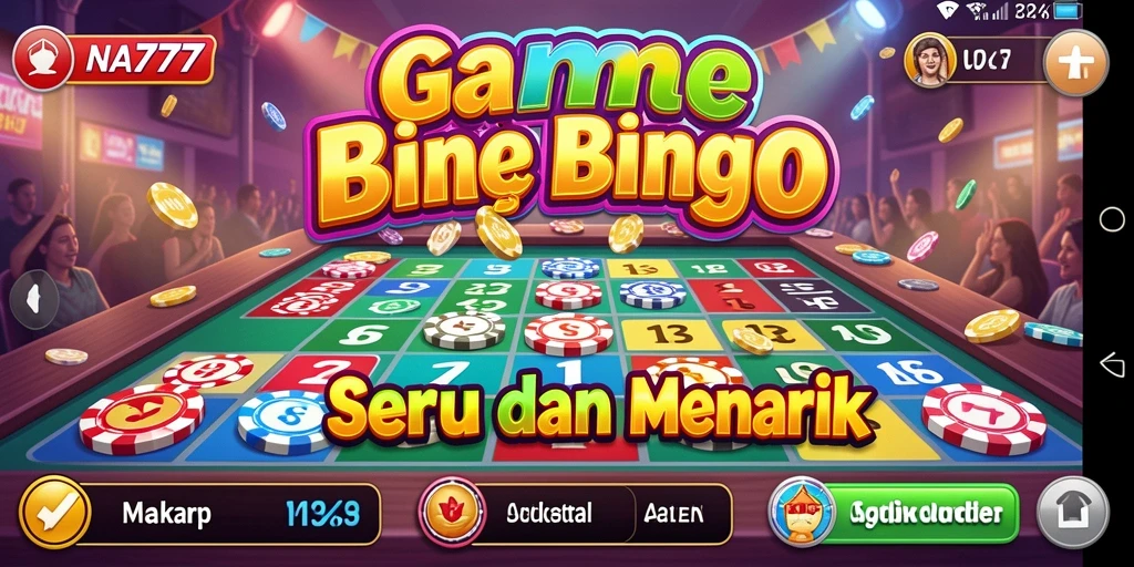 Tampilan gameplay Bingo yang seru dan interaktif.
