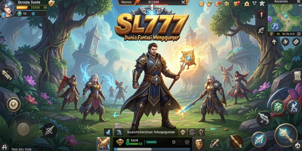Tampilan gameplay seru dari SL777 MMORPG dengan grafis menakjubkan.