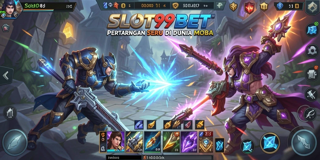 Tampilan gameplay SLOT99BET yang penuh aksi dan strategi.