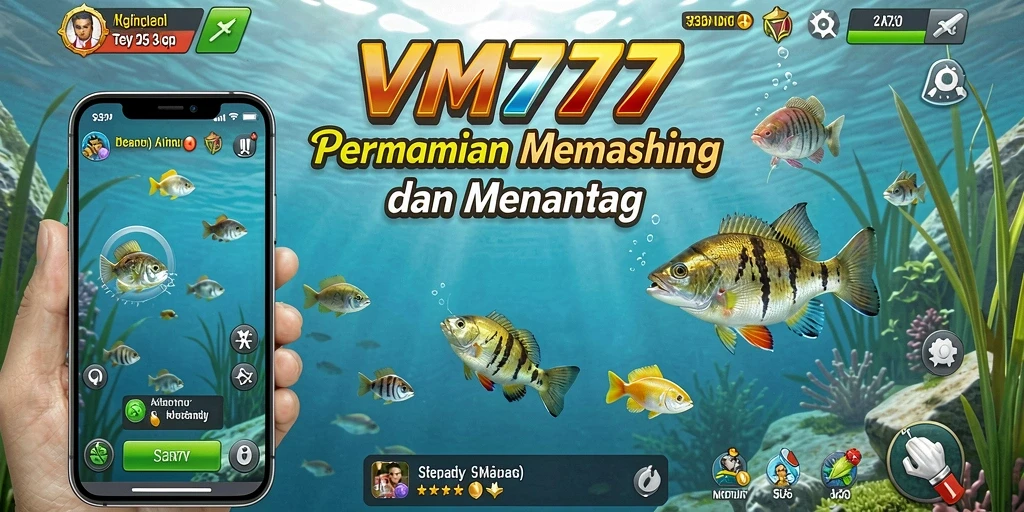 Tangkap ikan besar dan nikmati grafis memukau di VM777.
